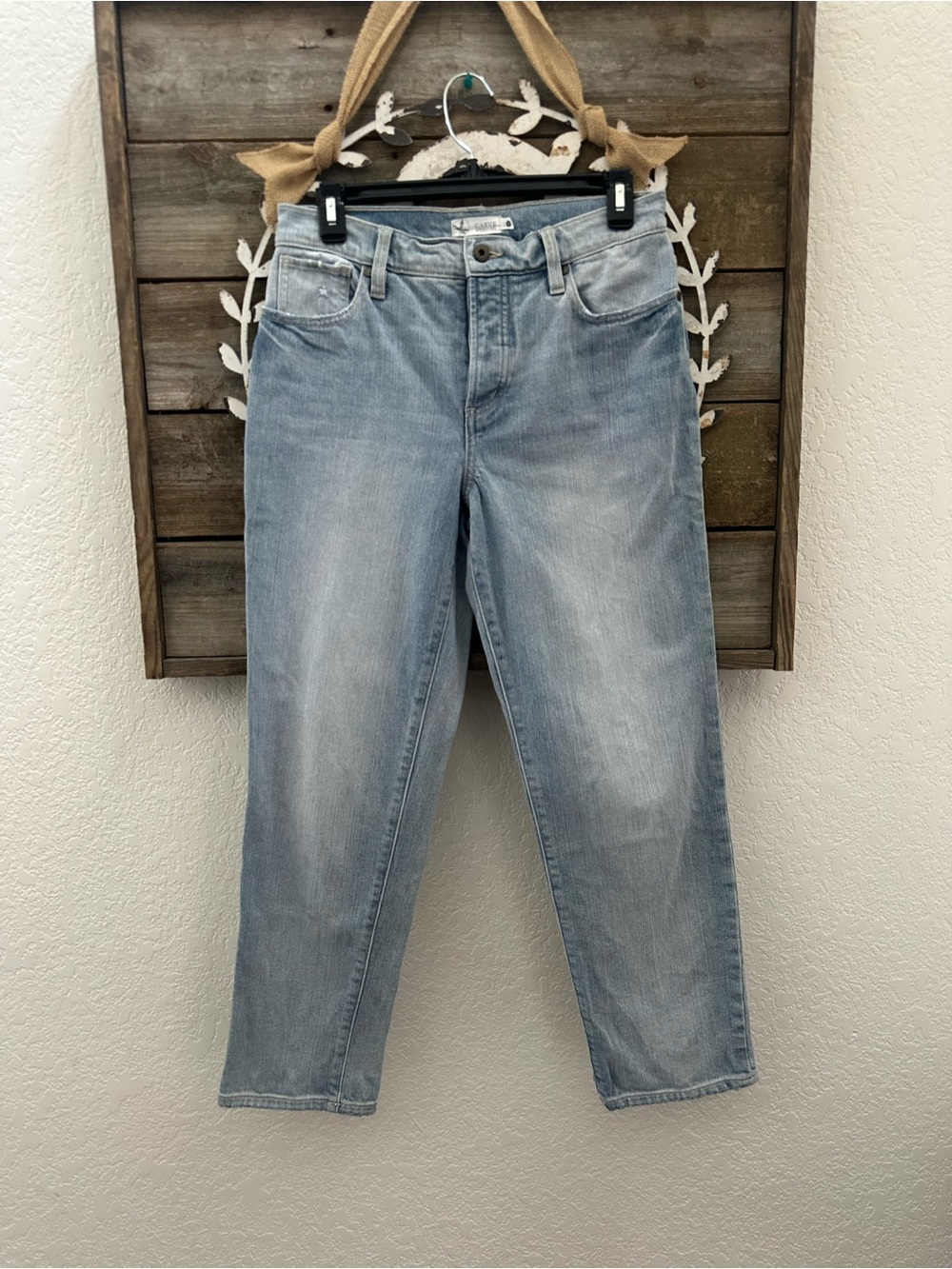 Carve Designs Light Wash Women’s Cropped Ankle Jeans size 4